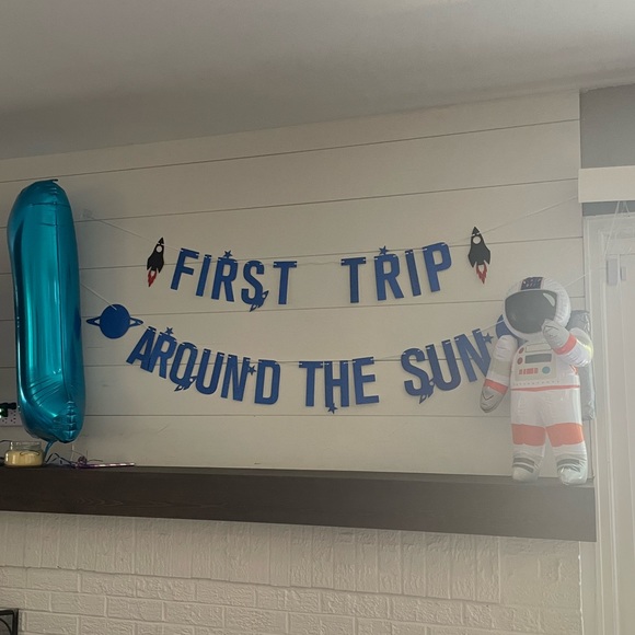 First Birthday First Trip Around The Sun Party Decorations - Picture 2 of 2
